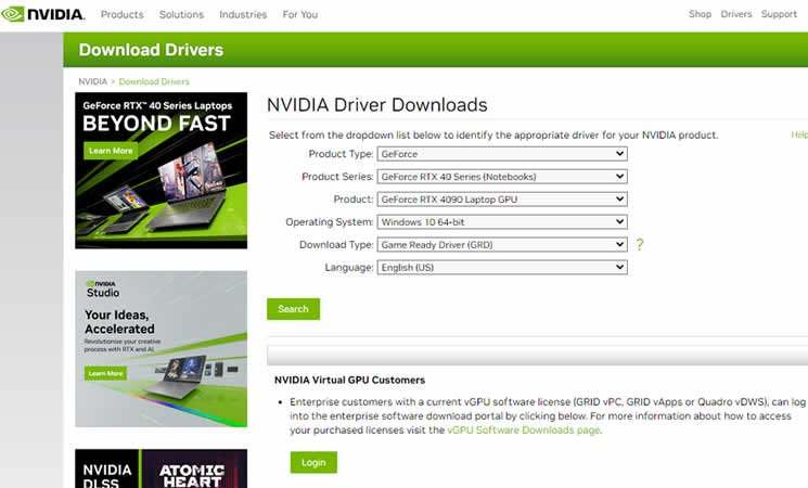 novo-driver-nvidia