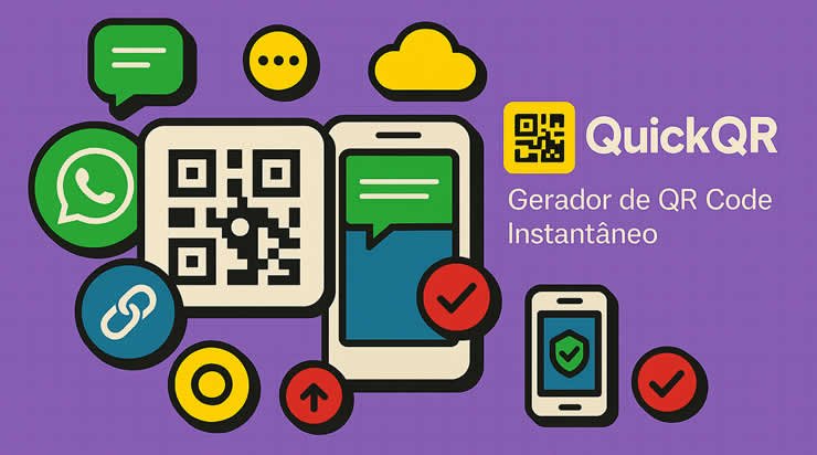 Gerador de QR Code gratuito QuickQR